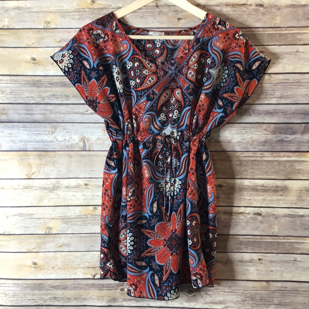 A Pea In the Pod Paisley Short-sleeve Top